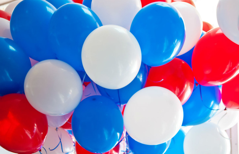 Red, White, and Blue Balloons