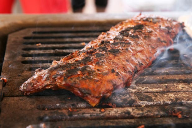 Grilling Ribs