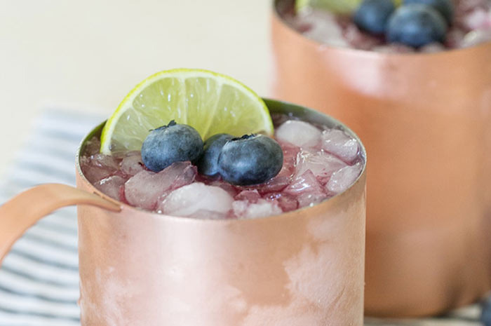 Blueberry Moscow Mule 