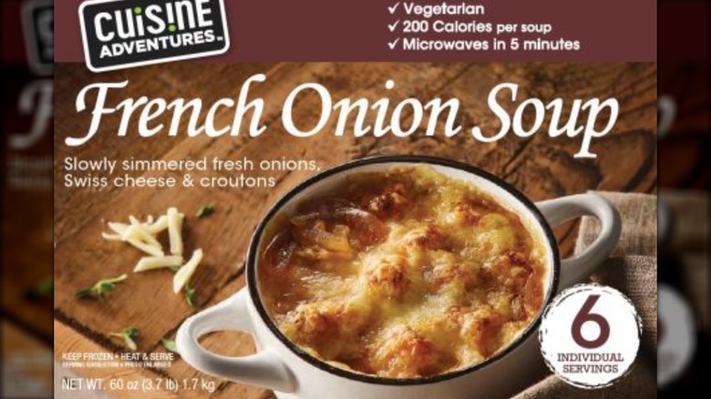 boxed frozen French onion soup