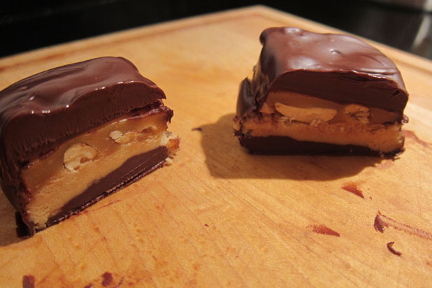 Chocolate Peanut Caramel Nougat Bars Recipe