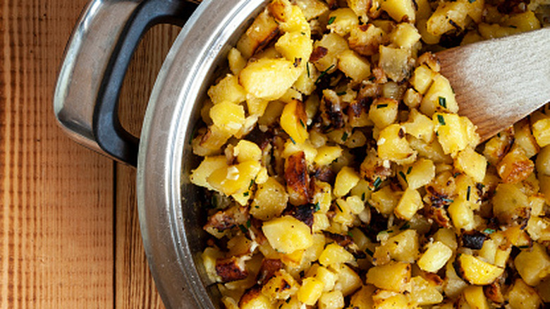 Spicy 'Home Fries' Mac and Cheese