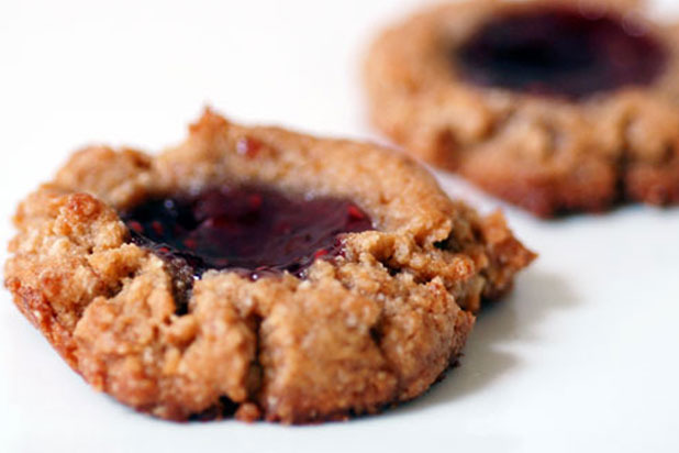 Gluten-Free Peanut Butter and Jelly Cookies