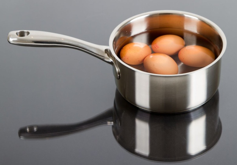 Step 1: Place the eggs in a pot