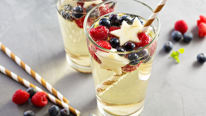 American flag themed sangria