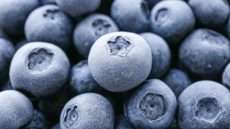 frozen blueberries