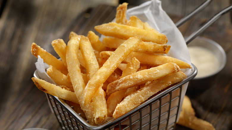 Basket of French fries