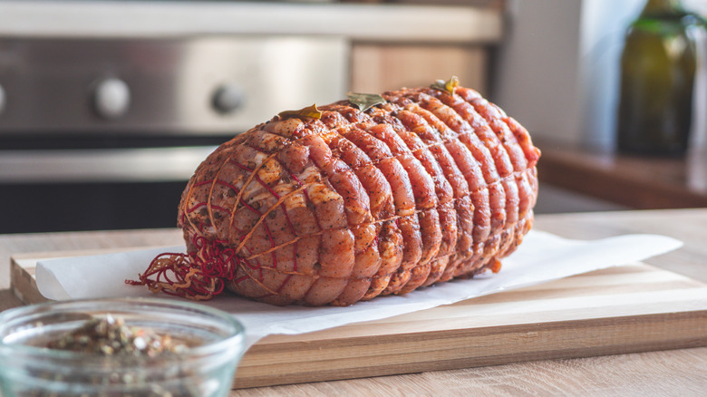 Raw prepared meatloaf