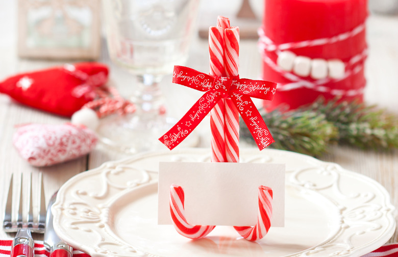 Candy Cane Place Cards