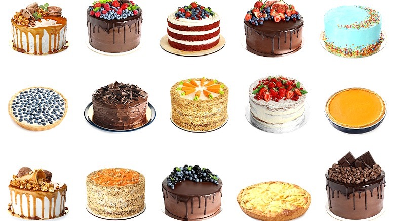 Cake varieties 