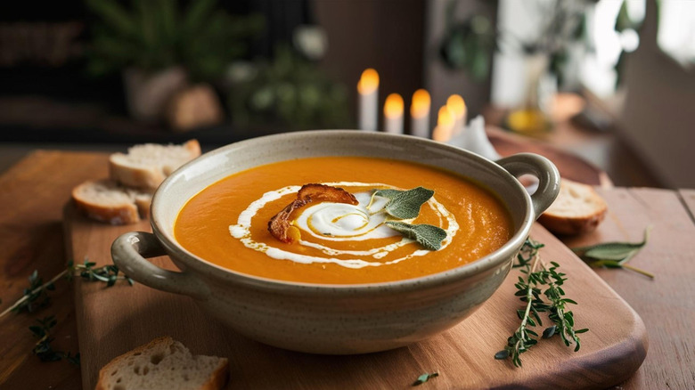 Butternut squash soup