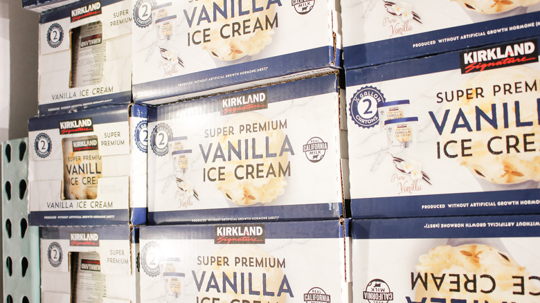 Kirkland vanilla ice cream