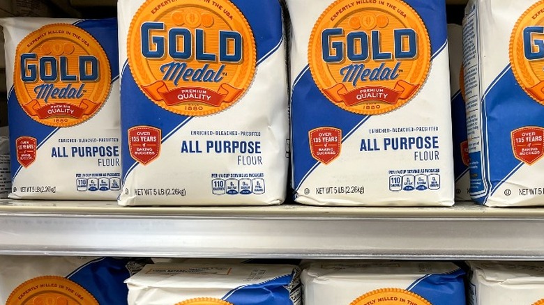 Bags of Gold Medal All-Purpose Flour