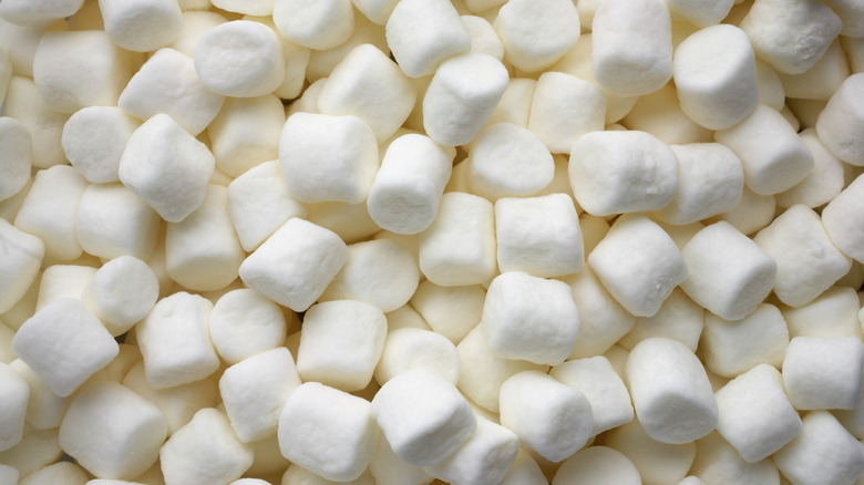 Pile of marshmallows