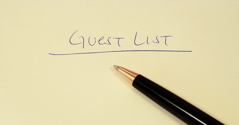 Prep: Make a Guest List