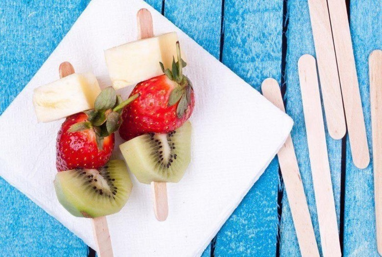 Dessert: Boozy Fruit Skewers