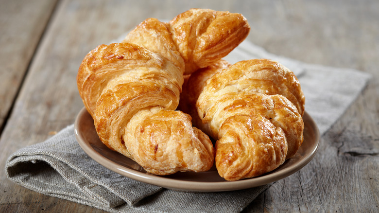 croissants on plate