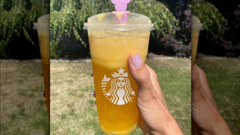 Dole whip Starbucks dupe