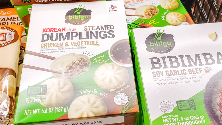 Box of Bibigo dumplings 