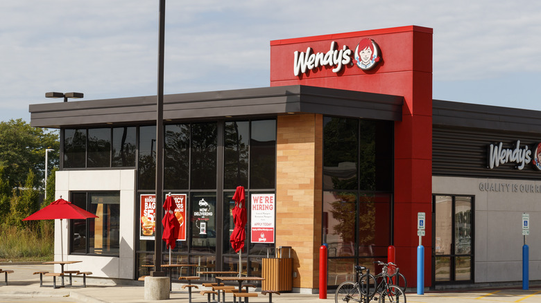 Wendy's storefront daytime