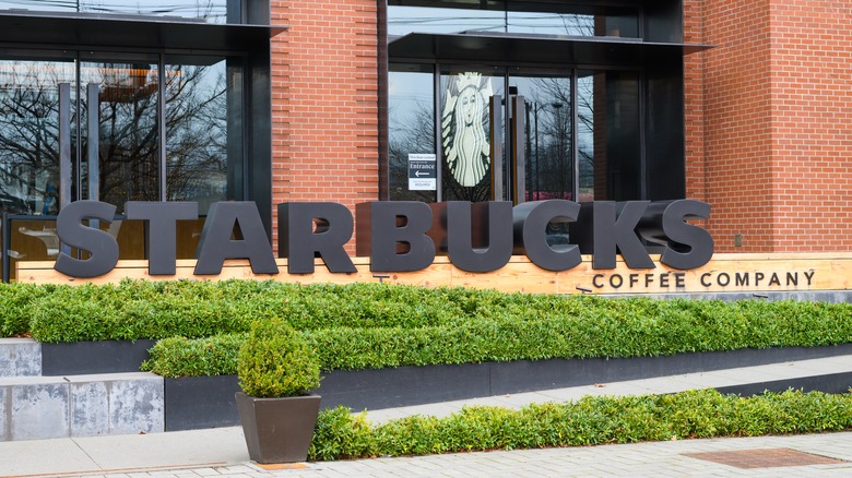 Starbucks coffee company sign