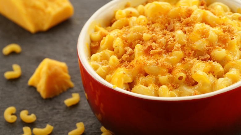 Bowl of mac and cheese