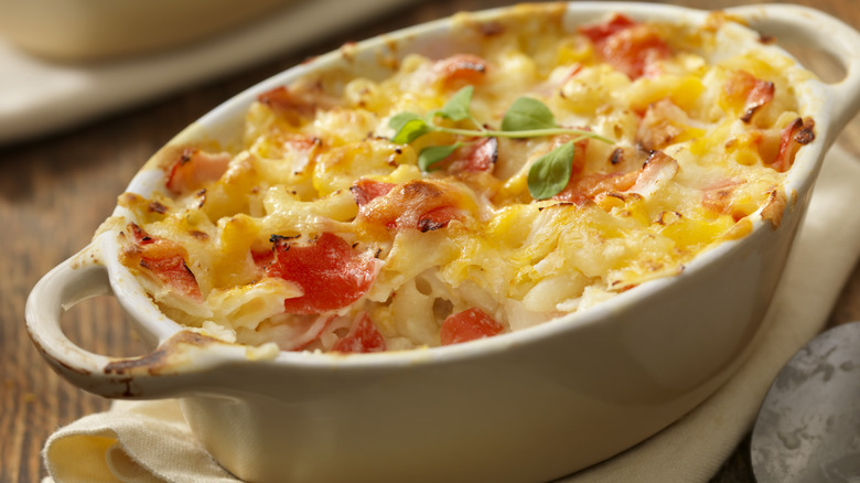 baked mac and cheese with lobster