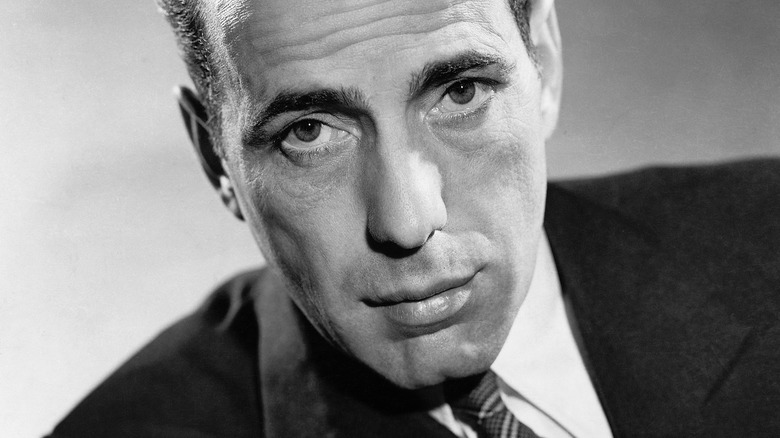 Humphrey Bogart staring into camera