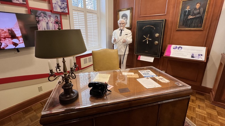 Colonel's desk and vault