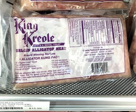 Alligator meat