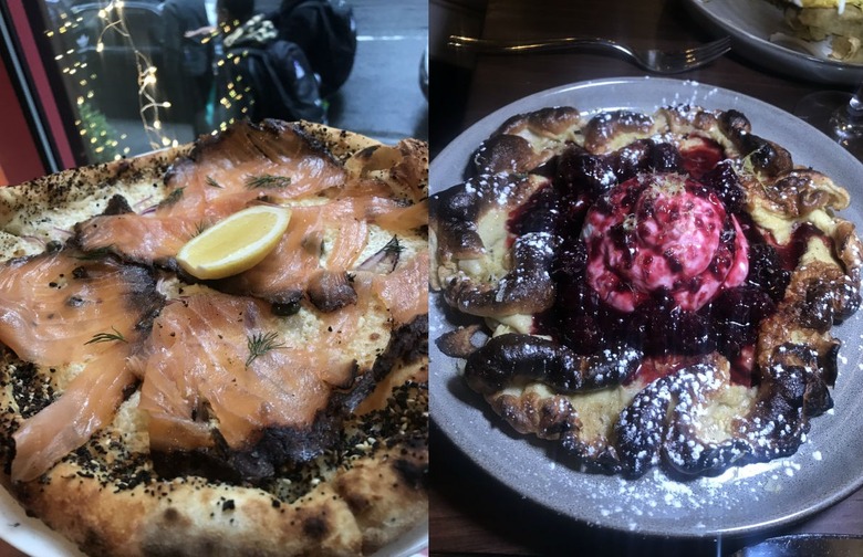 Smoked Salmon Pizza and a Dutch Baby