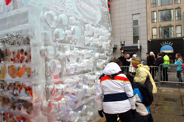 Ice as Public Art: Brilliant Ice Sculpture