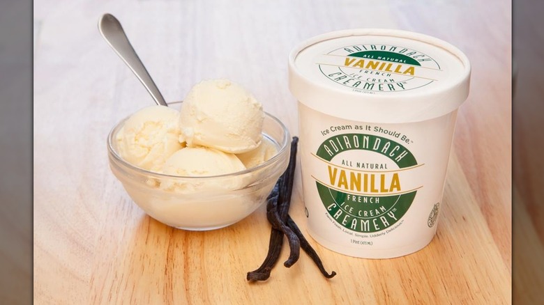 Adirondack vanilla ice cream 