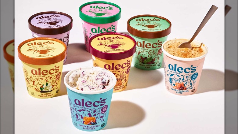 pints of Alec's Ice Cream