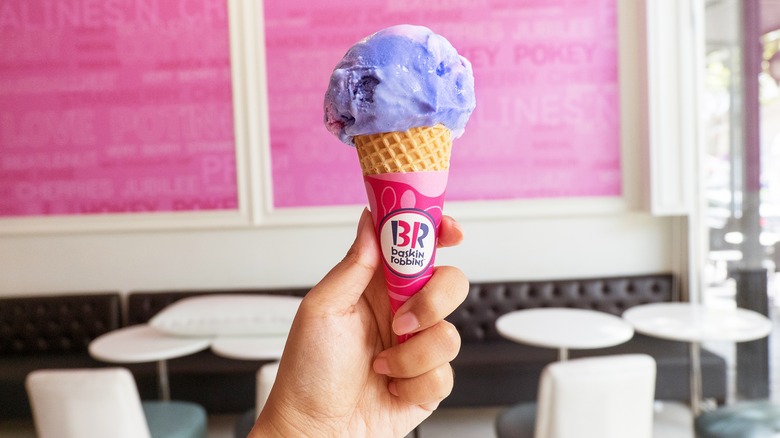 Baskin Robbins ice cream cone