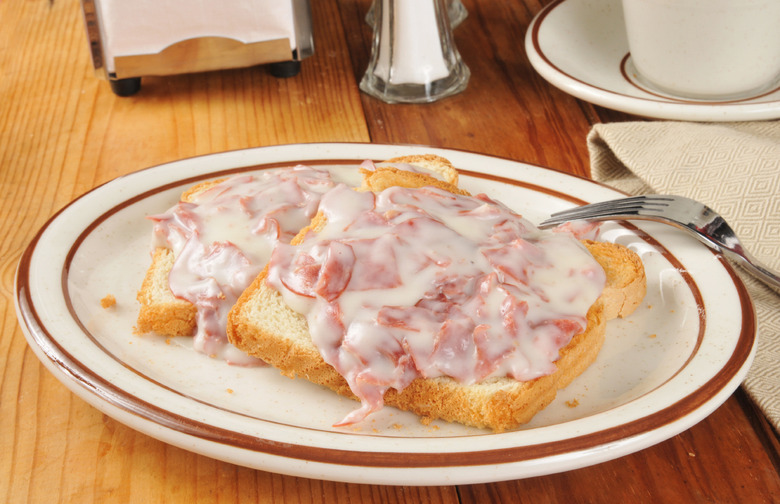 Creamed Chipped Beef on Toast