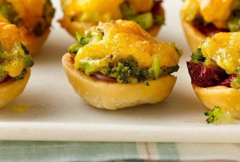 Tuscan Broccoli Tomato Tarts