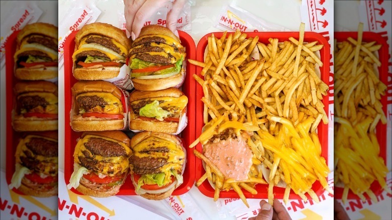4x4 In-N-Out Burger Platter