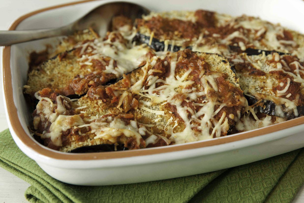 Easy Baked Eggplant Parmesan