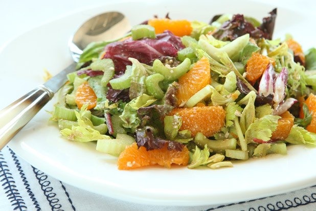 Celery Citrus Salad with Balsamic and Feta Recipe