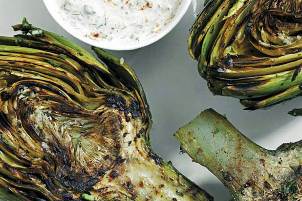 Charred Artichokes with Smoky Lemon Aioli