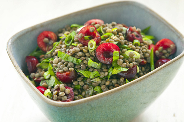 Cherry-Lentil Salad