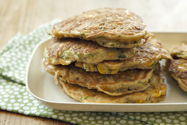 Fresh Corn and Zucchini Cakes