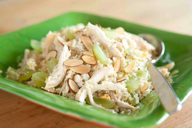 Quinoa Salad with Chicken, Grapes, and Almonds Recipe