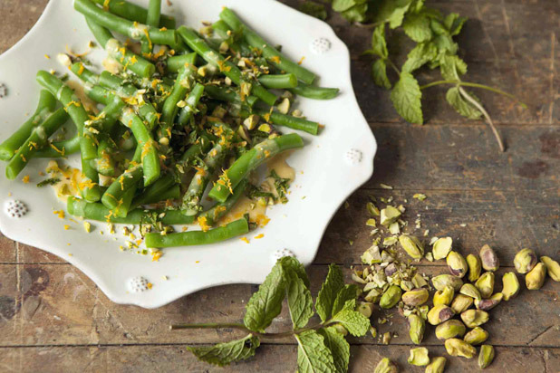 Green Beans with Mint and Satsuma