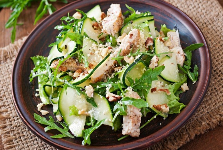 Zucchini and Chicken Salad