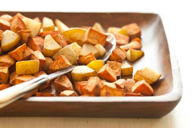 Roasted Spiced Sweet Potatoes and Pears Recipe