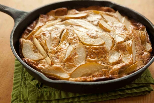 Whole-Wheat German Pancake with Pears Recipe