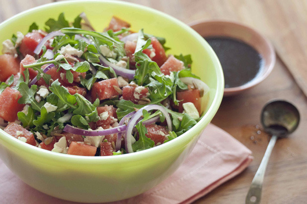 Watermelon and Arugula Salad