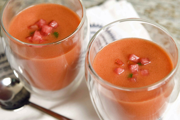 Watermelon-Tomato Gazpacho